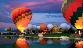 Albuquerque Balloon Fiesta - Splash and Dash glow